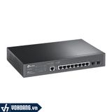  TP-Link SG3210 | Thiết Bị Switch Chia Mạng Jetstream L2+ 8 Cổng RJ45 Với 2 Khe Cắm SFP Tốc Độ Cao Gigabit 