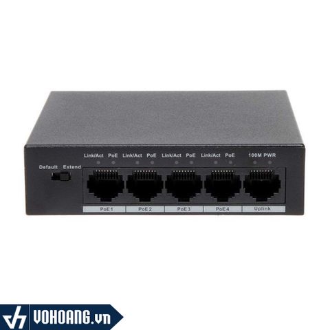  Dahua DH-PFS3005-4P-58 | Switch 4 Port Poe + 1 Port Up Link Chuyên Dụng Cho Camera 