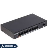  Dahua PFS3009-8ET-96 | Switch 8 Port Poe + 1 Port Up Link Chuyên Dụng Cho Camera | Có Chống Sét 1KV 