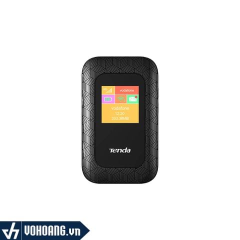  Tenda 4G185 | Thiết Bị Wi-Fi 4G LTE Di Động Tốc Độ Cao - Hỗ Trợ Màn Hình - Kết Nối Lên Đến 10 Thiết Bị 