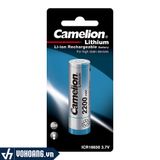  Camelion 18650 | Pin Sạc 3.7V Dành Cho Đèn Pin,  Quạt Sạc Cầm Tay | Phân Phối Chính Hãng 