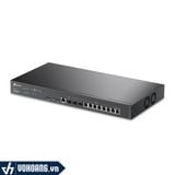  TP-Link ER8411 | Thiết Bị Doanh Nghiệp Router VPN Quản Lý Omada Lên Tới 10 Cổng WAN - Hỗ Trợ 2 Cổng SFP+ 10GE - Tốc Độ Cổng 10G 