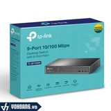  Tp-Link TL-SF1009P | Switch 9 Cổng 10/100Mbps Chuyên Nghiệp với 8 Cổng PoE+ 