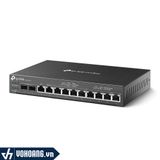  TP-Link ER7212PC | Thiết Bị Router VPN Tốc Độ Gigabit - Tích Hợp 3 Trong 1 Router + Switch PoE + Omada Controller 