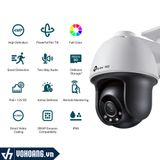  TP-Link Vigi C540 | Thiết Bị Camera Giám Sát Ngoài Trời Siêu Nét 4MP - Hỗ Trợ Màu Ban Đêm - Phát Hiện Thông Minh 