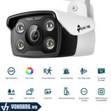  TP-Link Vigi C340 | Thiết Bị Camera Giám Sát Ngoài Trời Siêu Nét 4MP - Hỗ Trợ Màu Ban Đêm - Ống Kính 2.8/4/6mm - Phát Hiện Thông Minh 