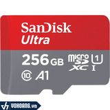  Sandisk MicroSDXC Ultra A1 | Thẻ Nhớ MicroSDXC 256GB Tốc Độ Cao 120MB/s - SDSQUA4-256G-GN6MN 
