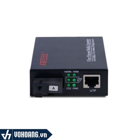  APTEK AP1113-20A | Thiết Bị Chuyển Đổi Quang Điện Media Converter Single Mode - Tốc Độ Gigabit 