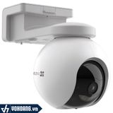  Ezviz EB8 4G | Thiết Bị Camera Quay Quét Ngoài Trời Sử Dụng 4G Kết Hợp Pin - Độ Phân Giải 2K Sắc Nét 