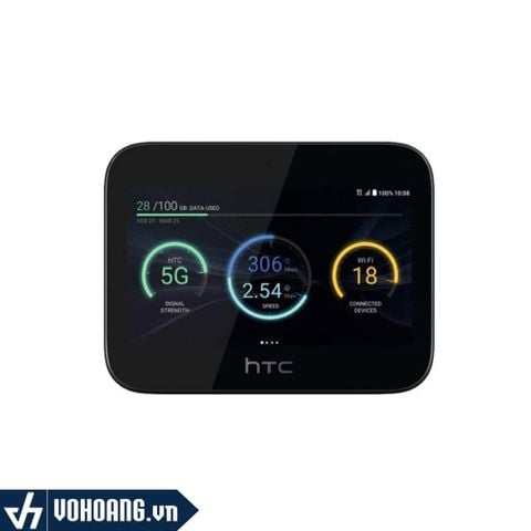  Bộ Phát Wi-Fi 4G/5G Di Động HTC 5G Hub Sử Dụng Hệ Điều Hành Android Pie 9 | Màn Hình 5.0 Inch - Ram 4G/ Rom 32GB | Hàng Chính Hãng 