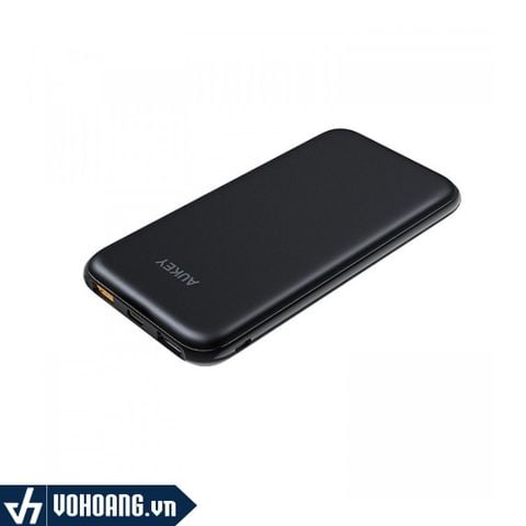  Aukey PB-N73 | Pin Sạc Dự Phòng Dung Lượng Cao 10.000mAh - Cổng Sạc Nhanh Type C 15W, 2 Cổng USB-A | Hàng Chính Hãng 
