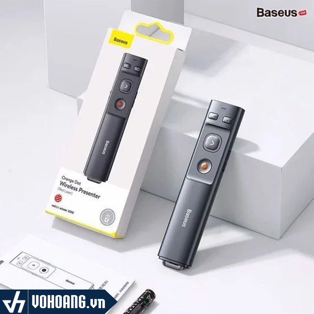  Baseus LV783 | Bút Trình Chiếu Orange Dot Cho Windows & MacBook | Hàng Chính Hãng 