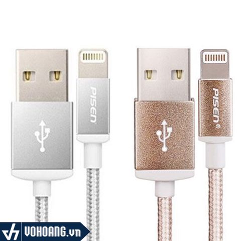  Pisen AL06-1000 | Cáp Sạc Lightning Phiên Bản Dây Dù 