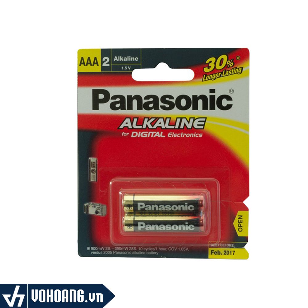  Panasonic Alkaline LR03T/2B-V | Pin Đũa AAA Chính Hãng - Giá Rẻ 