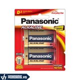  Panasonic Alkaline LR20T/2B-V | Pin D Kiềm Chính Hãng - Giá Rẻ 