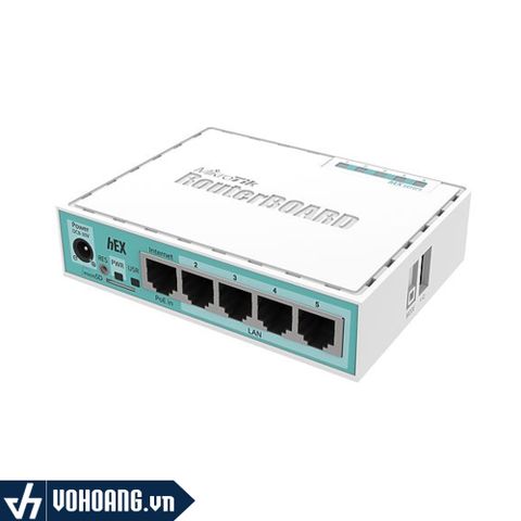  Mikrotik hEX RB750Gr3 | Gigabit Router Chịu Tải | Hỗ Trợ Load Balancing 