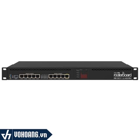  Mikrotik RB3011UiAS-RM | RouterBOARD Cân Bằng Tải | Công Suất Cao 