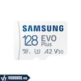  Samsung MB-MC128KA | Thẻ Nhớ MircoSDXC Evo Plus  - Dung Lượng 128Gb - Tốc Độ Truyền Dữ Liệu 130MB/s + Adapter | Hàng Chính Hãng 