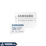  Samsung MB-MC128KA | Thẻ Nhớ MircoSDXC Evo Plus  - Dung Lượng 128Gb - Tốc Độ Truyền Dữ Liệu 130MB/s + Adapter | Hàng Chính Hãng 