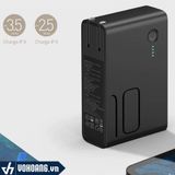  Baseus LV570-BK | Bộ Sạc 18W Kiêm Sạc Dự Phòng 10000mah 