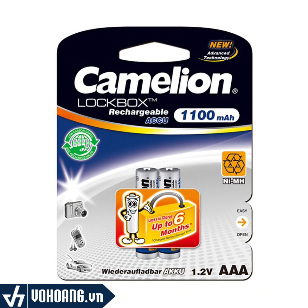  Camelion HR03 | Pin Sạc AAA 1100mAh Hàng Chính Hãng 