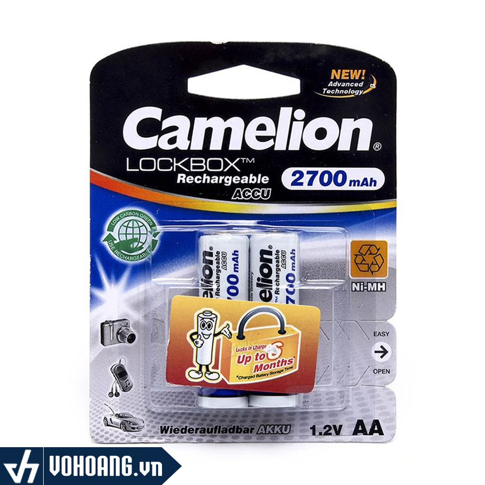  Camelion HR6 | Pin Sạc AA 2700mAh Chính Hãng 