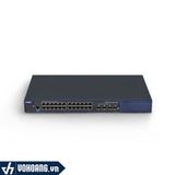  Ruijie RG-S2910-24GT4XS-E | Switch 24 Port Công Suất Cao Thế Hệ Mới | Hàng Chính Hãng 