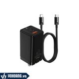  Bộ sạc nhanh Đa Năng Baseus LV894-65-CN-BK GaN2 Pro Quick Charger 65W | Hàng Chính Hãng 