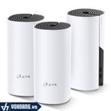  TP-Link Deco M4 | Wi-Fi Mesh Gia Đình Tốc Độ Cao AC1200 (3 Pack) | Hàng Chính Hãng 