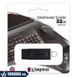  USB Kingston 3.2 Gen 1 DataTraveler Exodia DTX/32Gb | Dung Lượng 32Gb - Có Nắp Bảo Vệ Và Móc Khóa | Hàng Chính Hãng 