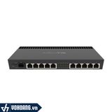  Mikrotik RB4011iGS+RM | Router Cân Bằng Tải 400 User MultiWan 10 Cổng Gigabit Và 1 SFP 10Gbps | Hàng Chính Hãng 