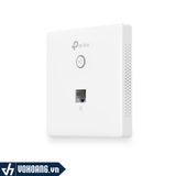  TP-Link EAP115-Wall | Thiết Bị Access Point Gắn Tường Tốc Độ Cao Chuẩn N 300Mbps | Hàng Chính Hãng 