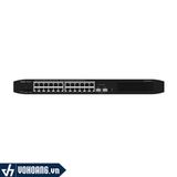  Ruijie RG-ES226GC-P | Bộ Switch Quản Lý Thông Minh 24 Cổng Gigabit Có Hỗ Trợ PoE Và 2 Cổng SFP Uplink | Hàng Chính Hãng 