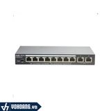  Ruijie RG-ES210GC-LP | Bộ Switch Quản Lý Thông Minh 10 Cổng Gigabit - 8 Cổng Hỗ Trợ PoE+ | Hàng Chính Hãng 