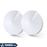  Tp-Link Deco M5 | Wi-Fi Mesh Dành Cho Gia Đình - Chuẩn Tốc Độ Cao AC1300 (2 Pack) | Hàng Chính Hãng 