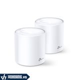  TP-Link Deco X60 | Bộ 2 Pack Wifi Mesh Nhỏ Gọn Phù Hợp Cho Gia Đình AX3000 | Hàng Chính Hãng 