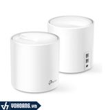  TP-Link Deco X60 | Bộ 2 Pack Wifi Mesh Nhỏ Gọn Phù Hợp Cho Gia Đình AX3000 | Hàng Chính Hãng 