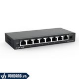  Ruijie RG-ES108D | Bộ Switch Khung Thép 8 Cổng RJ45 10/100 | Hàng Chính Hãng 