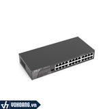  Ruijie RG-ES124GD |  Thiết Bị Chuyển Mạch Khung Thép Switch 24 Cổng Gigabit Tốc Độ Cao | Hàng Chính Hãng 