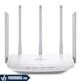  TP-Link Archer C60 | Bộ Phát Wi-Fi Băng Tần Kép Chuẩn AC1350 - Tốc Độ Cao | Hàng Chính Hãng 