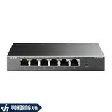  TP-Link SF1006P | Switch 6 Port 10/100Mbps | Hỗ Trợ 4 Port PoE | Hàng Chính Hãng 