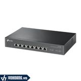  TP-Link SX1008 | Bộ Switch Để Bàn/Rackmount 8 Cổng Gigabit - Tốc Độ Cao Lên Đến 10G | Hàng Chính Hãng 