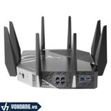  ASUS ROG Rapture GT-AXE11000 | Router Wifi 6E Ba Băng Tần - Cổng 2.5Gbps WAN/LAN - Hỗ Trợ AiMesh 