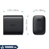  Aukey PA-F1S | Cóc Sạc Nhanh Cổng Type-C 20W Chuân PD 