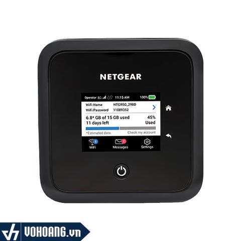  Netgear MR5200 | Netgear Nighthawk M5 - Siêu Phẩm Wi-Fi Gắn SIM 4G/5G Công Nghệ Wi-Fi 6 Siêu Tốc Độ 