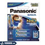  Panasonic LR03EG/2B | Pin Panasonic Evolta AAA Premium Alkaline  -  Hàng Chính Hãng 