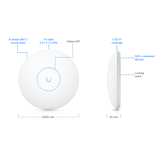  Bộ Phát Wifi UNIFI U7 PRO MAX Băng Tần Kép Wifi 7 Uplink 2.5 GbE PoE+ 