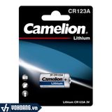  Camelion CR123A | Pin Lithium 3V Photo Power Cho Máy Ảnh, Máy Quay | Phân Phối Chính Hãng 