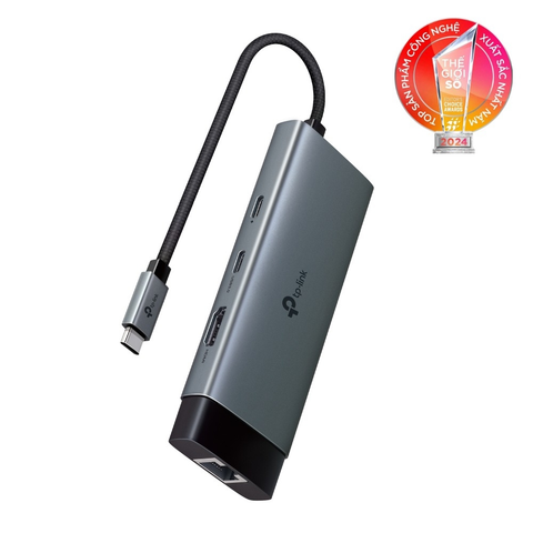 Hub Chuyển Đổi Tp-Link UH6120C Type-C Hình Ảnh 4K Tốc Độ 5 Gbps
