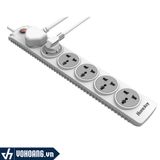 Huntkey SZN601 | Ổ Điện Chống Cháy Gia Dụng Cho Gia Đình Hỗ Trợ 6 Ổ Cắm - Dài 2 Mét 